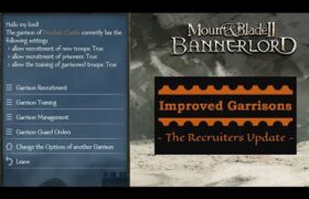 Improved Garrisons 3.0 Mount and blade 2 bannerlord mod Improved Garrisons 3.0 (bannerlord mod)